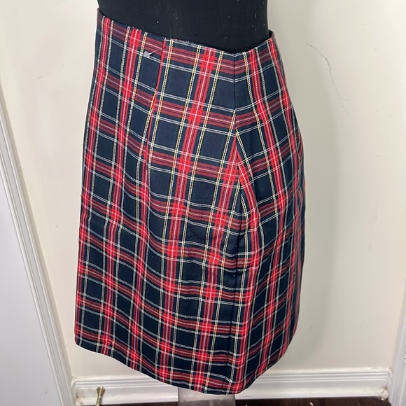 Vintage Tartan Plaid Mini Skirt Size Large - Picture 10 of 15